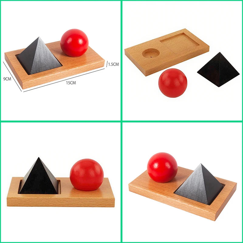 Montessori Language Learning Wooden Toys Early Education 3D/Plane Basic Grammar Symbol Learning Parish Language Teaching Aids